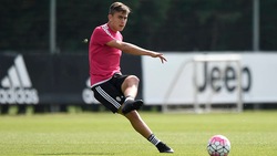 La Juventus si allena a Vinovo in vista del Palermo: Dybala recuperato