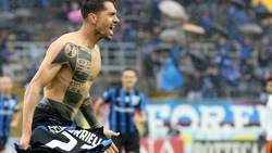 Atalanta-Roma: Borriello segna e mostra il suo maxi tatuaggio!