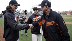 I Metallica suonano prima di San Francisco Giants and Colorado Rockies