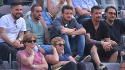 Internazionali, Florenzi e Totti sugli spalti a tifare Fognini