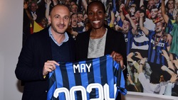 Fiona May visita l'Inter, anche i nerazzurri per Roma 2024