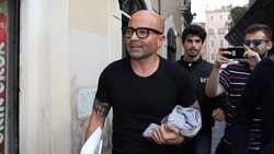 Lazio, Sampaoli a Roma: eccolo per le vie del centro