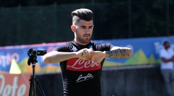 Napoli, Hysaj è a Dimaro