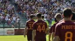 Serie A: la Roma vince 3-2 contro il Terek Grozny in amichevole, le immagini