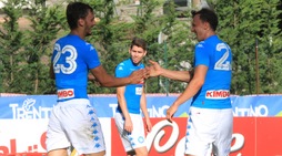 Il Napoli inizia la stagione: ecco le foto dell'amichevole