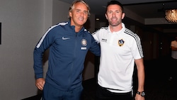 Inter, Mancini a Portland: eccolo con Keane e de Jong