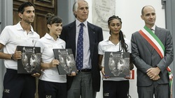 Olimpiadi, Frongia e Malagò incontrano gli atleti romani in partenza per le Olimpiadi