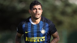 Inter, ecco Banega in allenamento a Brunico