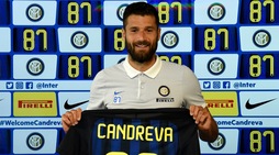 Calciomercato Inter, ecco Candreva con la maglia numero 87
