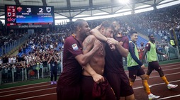 Roma, contro la Samp vittoria all'ultimo respiro