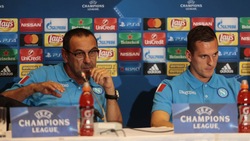 Napoli, Sarri e Milik in conferenza stampa