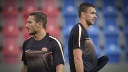 Roma, allenamento a Plzen prima dell'esordio in Europa League