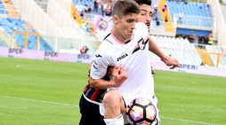 Crotone-Palermo 1-1, pari sul neutro di Pescara