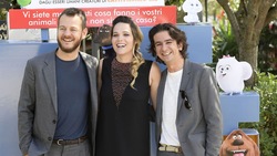 Laura Chiatti, Alessandro Cattelan e Francesco Mandelli presentano 'Pets - Vita da animali'