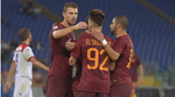 Roma-Crotone 4-0: doppietta Dzeko, spettacolo all'Olimpico!