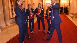 Il Team inglese dei giochi paralimpici a Buckingham Palace