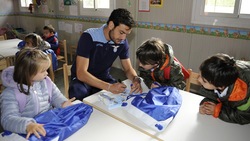 La Lazio regala una giornata di gioia ai bambini e al popolo di Amatrice