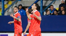 Europa League: Slovan Liberec-Fiorentina 1-3, le immagini della doppietta di Kalinic
