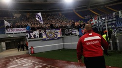 Austria Vienna, i tifosi austriaci scatenati all'Olimpico