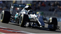 F1: le immagini della poleposition di Hamilton sul circuito di Austin