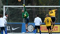 Inter, allenamento ad Appiano in vista del match contro la Sampdoria