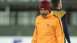 Europa League, l'ultimo allenamento della Roma prima dell'Austria Vienna