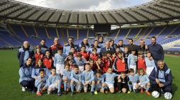 Lazio-Amatrice continua all'Olimpico con una partita tra i bambini