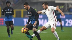Atalanta-Roma 2-1: non basta Perotti, Caldara e Kessié decidono il match