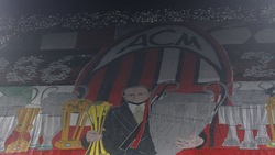 Derby, l'omaggio della curva del Milan a Berlusconi