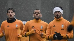Juventus, come piove a Vinovo! Dani Alves non gradisce
