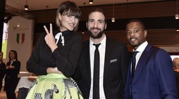 Juventus: Higuain ed Evra alla serata "Un'emozione dal 1897"