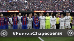 Barcellona-Real Madrid: l'ultimo saluto alla Chapecoense è da brividi