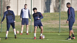 Roma, Salah di nuovo in gruppo