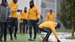 A Vinovo arriva la neve. Juventus, allenamento al gelo