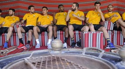 La Juve e la Bayt Achiar, la tenda tipica del Qatar