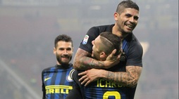 Serie A, doppio Icardi e Banega: tris dell'Inter alla Lazio