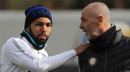 Inter, Pioli in campo parla subito con Gabigol
