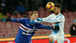 Gabbiadini inizia la rimonta, conclude Tonelli: Napoli-Sampdoria finisce 2-1