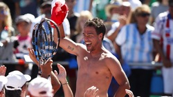 Coppa Davis, festa Fognini: che spogliarello a Buenos Aires!