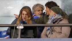 Ospiti speciali al Ferraris, in tribuna Ferrero incontra Morandi