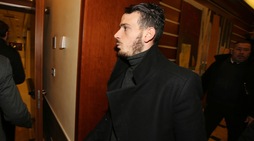 Roma, l'arrivo di Florenzi a Villa Stuart