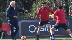 Genoa, primo allenamento per Mandorlini: domenica c'è il Bologna