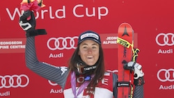 Goggia, il primo trionfo è bellissimo: che esultanza sul podio
