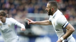 Eibar-Real Madrid 1-4: Benzema, la doppietta che rilancia Zidane