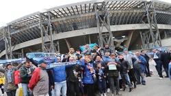 Napoli-Real Madrid, onda azzurra fuori dal San Paolo