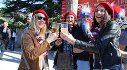 Italia-Francia, lo spettacolo dei tifosi all'Olimpico