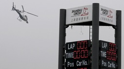 Gp Shanghai: ecco l'elicottero che blocca la Formula 1