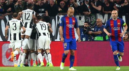Juventus-Barcellona 3-0: delirio Stadium con Dybala e Chiellini