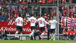 Magonza, Bojan Krkic in gol contro il Bayern Monaco