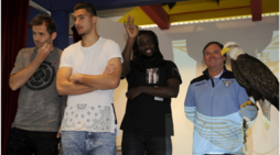 I giocatori della Lazio incontrano i bambini delle scuole